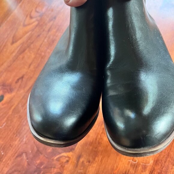 Lucky Brand Black Leather‎ Burklee Booties- Size 7.5 - Picture 2 of 7